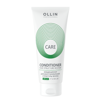 Ollin Care Restore Conditioner - Кондиционер для восстановления структуры волос 200 мл
