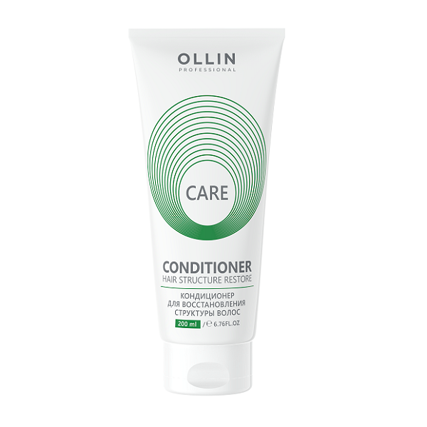 Ollin Care Restore Conditioner - Кондиционер для восстановления структуры волос 200 мл
