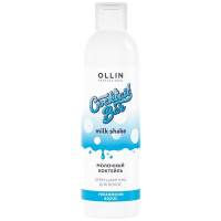 Ollin Cocktail Bar Shampoo Milk Cocktail - Крем-шампунь для волос "молочный коктейль" увлажнение волос 400 мл