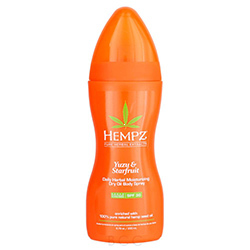Hempz Yuzu & Starfruit Daily Herbal Body Moisturizing Dry Oil Body Spray